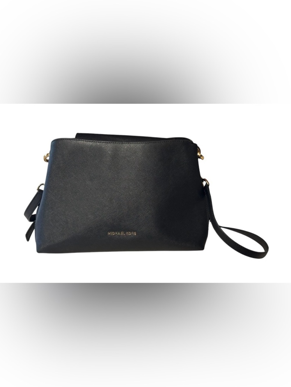 EUC Michael Kora Sofia Large Saffiano Leather Satchel